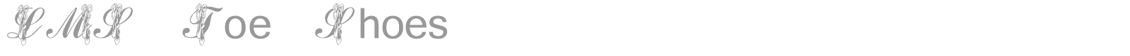 LMS Toe Shoes font preview